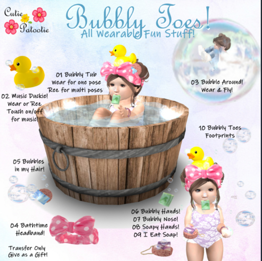 01 ::CP:: Bubbly Tub (BOXED) RARE