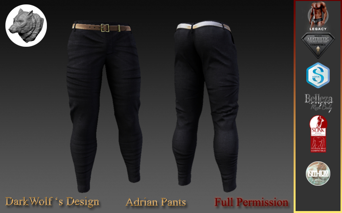 Adrian Pants Men Full Perm