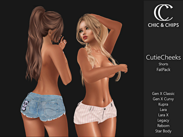 *C&C* CutieCheeks Shorts - FatPack
