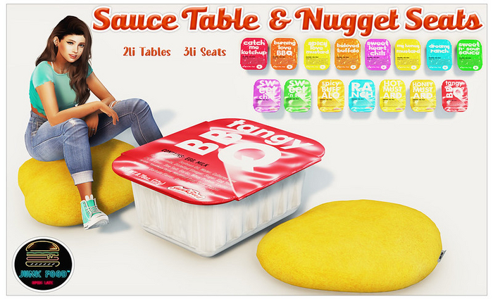 Junk Food - Sauce Table & Nugget Seat (Ranch)