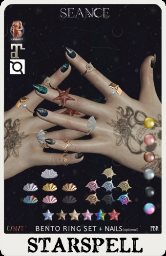 .Seance. Starspell Ringset & Nails