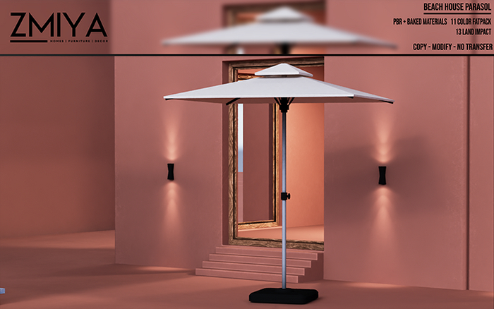 ZMIYA Beach House Parasol Fatpack