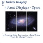 FTI 3 Panel Art Frames - Space