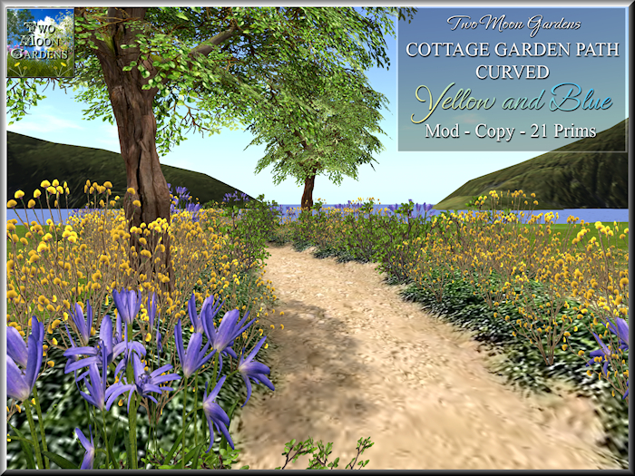 Cottage Garden Path Y&B Curved