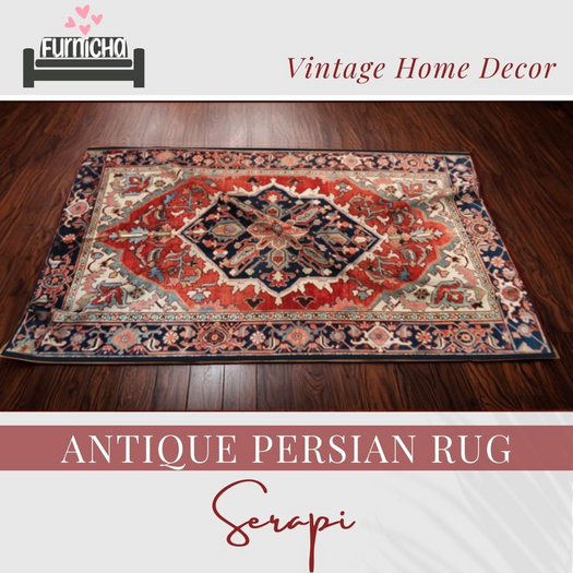 Antique Persian Rug "Serapi" by Furnicha
