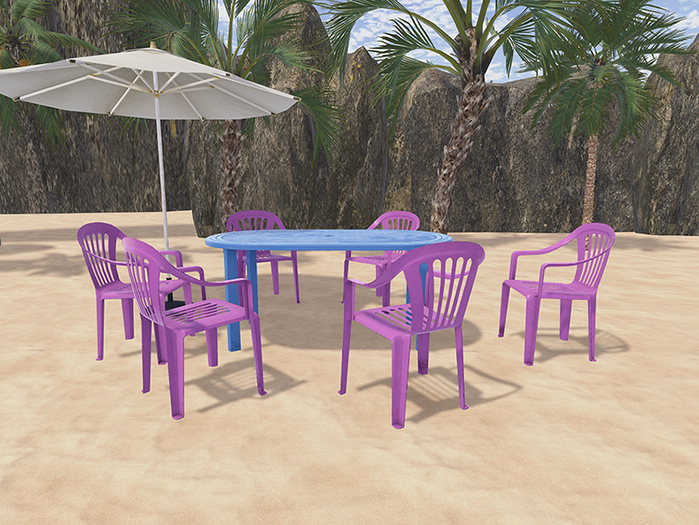 Box-D.N. Design - Outdoor Plastic table PBR