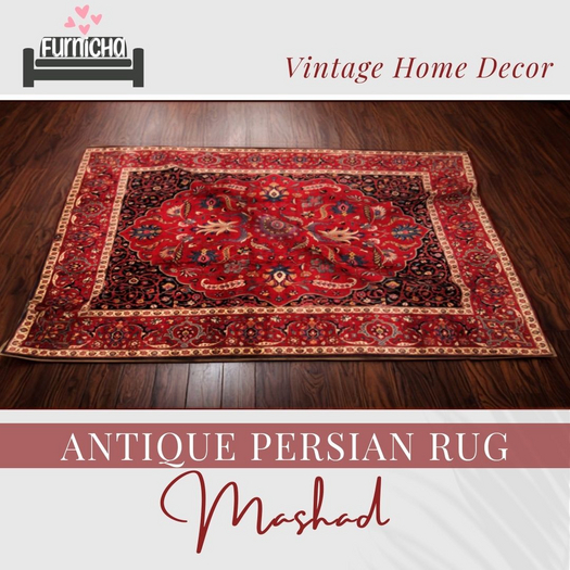 Antique Persian Rug "Mashad" by Furnicha