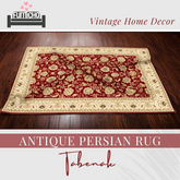 Antique Persian Rug "Tabenak" by Furnicha