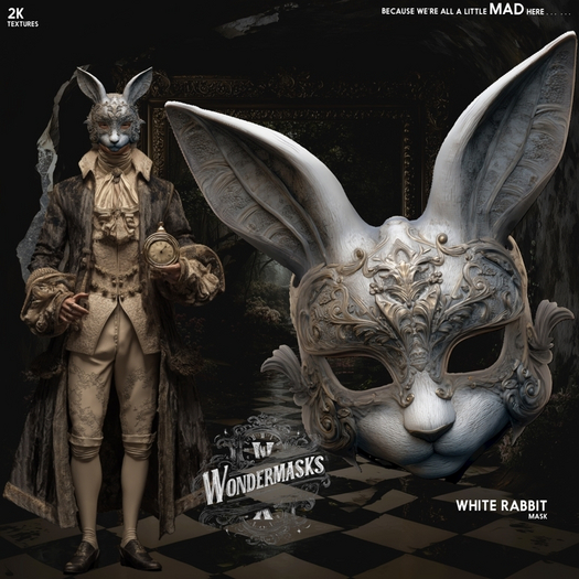 -Birth- 'Wondermasks' - White Rabbit