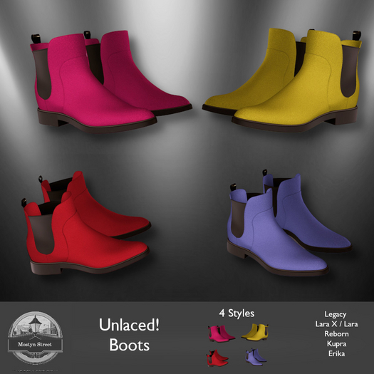 Mostyn St - Unlaced! Boots