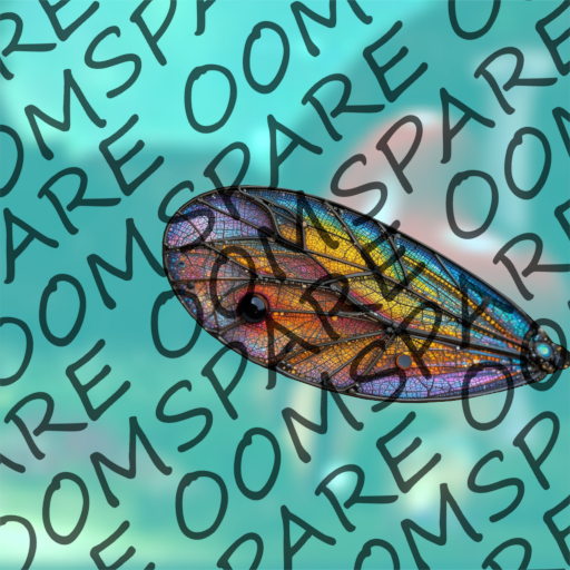 Dark Rainbow Cicada Wing Texture 