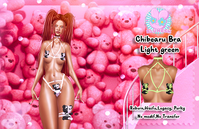 .:BluWesh:. Chibearu Bra Light green
