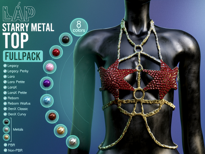 Starry Metal Top by LAP (Fullpack)