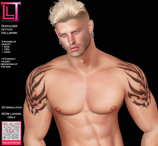 Shoulder tattoo Hellspire *LLT*