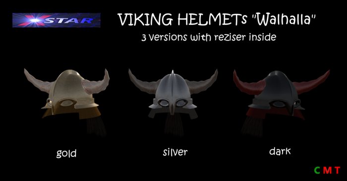 Xstar 3 VIKING HELMETS "Walhalla"  (boxed)
