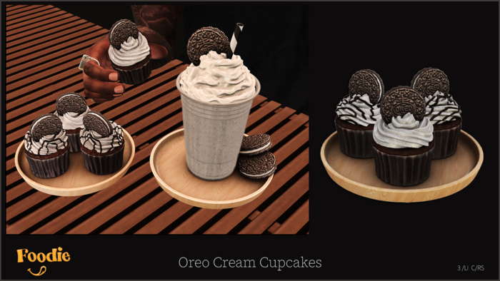 .FOODIE. Oreo Cream Cupcakes