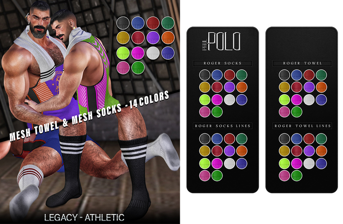 POLO PAUL - ROGER SOCKS & TOWEL - DEMO