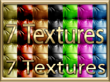 Zoy Texture [ Buttoned Leather Seamless 04 ] 7 Textures