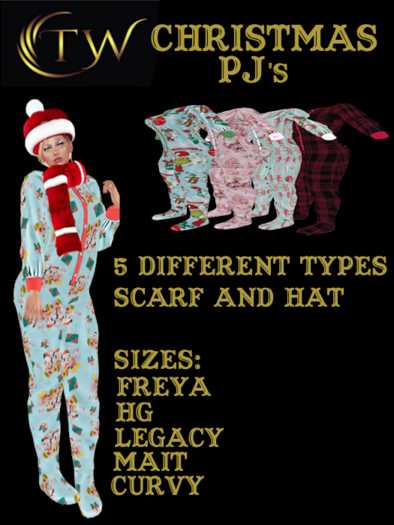 TW Christmas PJs
