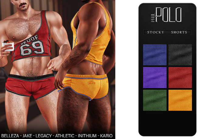 POLO PAUL - STOCKY SHORTS DEMO