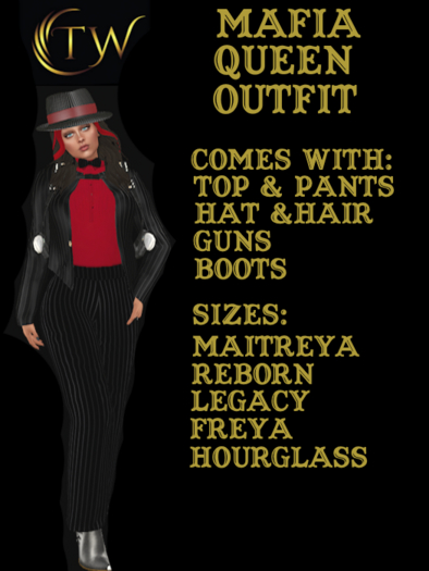 TW Mafia Queen Outfit