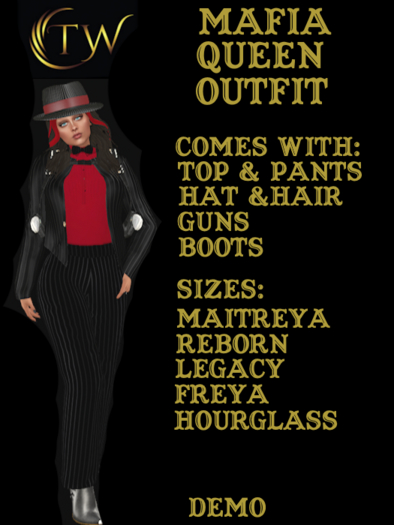TW Mafia Queen Outfit(DEMO)