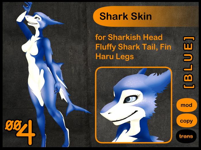 004 -Sharkish Shark Modkit [Blue]