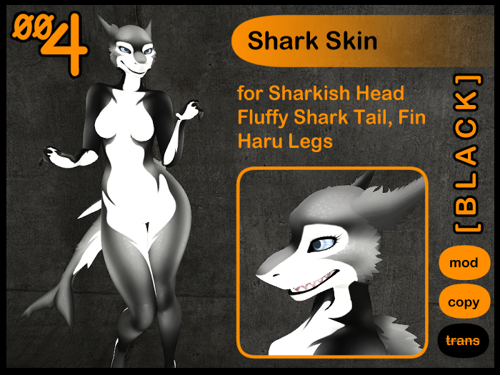 004 -Sharkish Shark Modkit [Black]