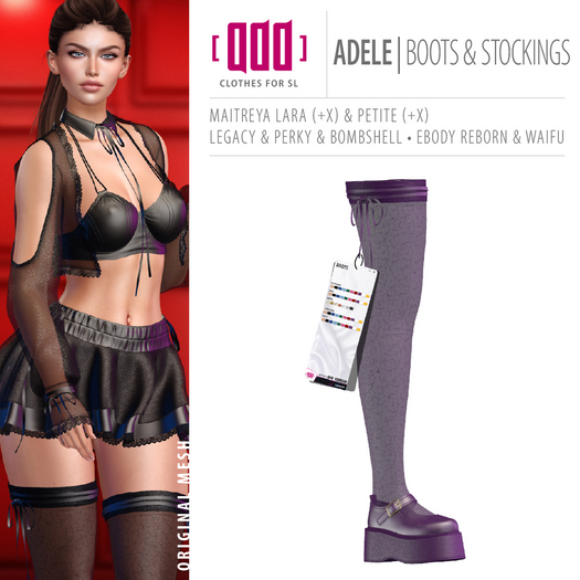 [ADD] Adele Boots - Violet