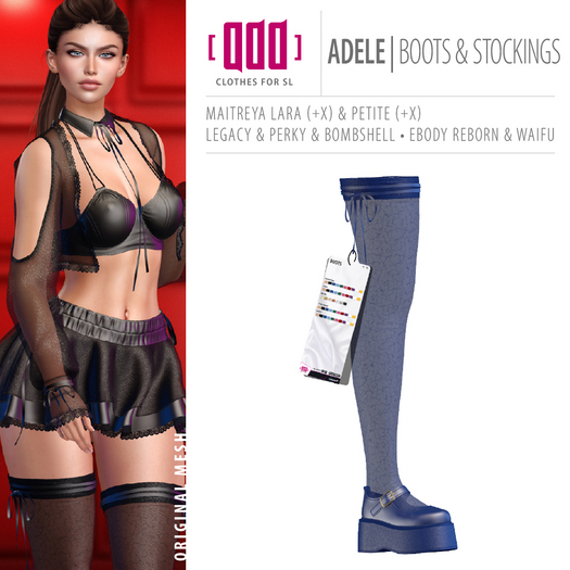 [ADD] Adele Boots - Blue
