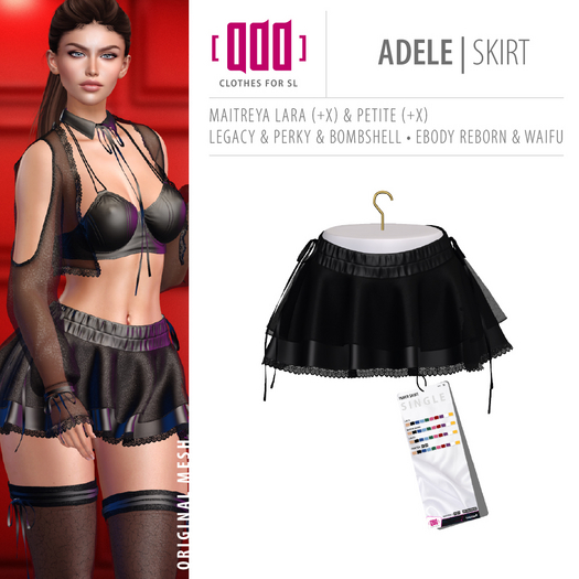 [ADD] Adele Skirt - Black