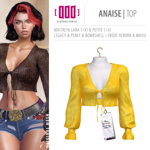 [ADD] Anaise Top - Yellow