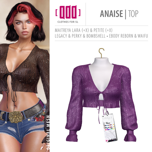 [ADD] Anaise Top - Violet
