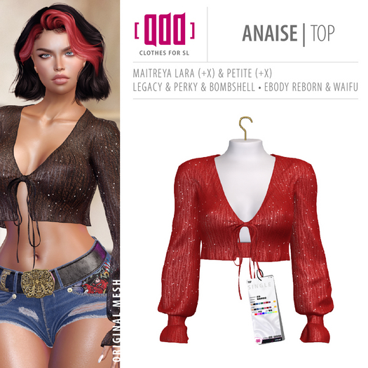 [ADD] Anaise Top - Red