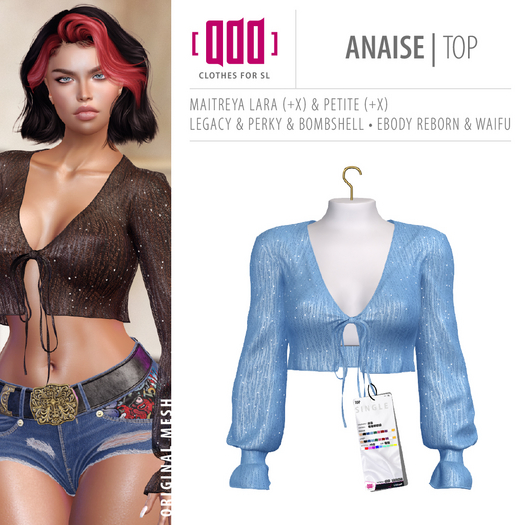 [ADD] Anaise Top - BlueL