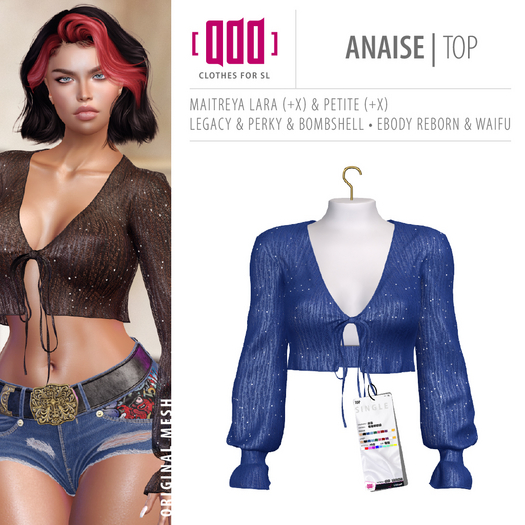 [ADD] Anaise Top - Blue