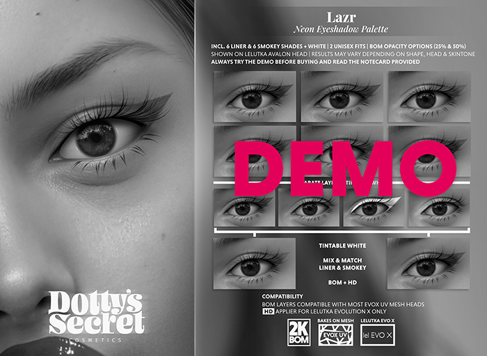 Dotty's Secret - Lazr - Eyeshadow Palette [DEMO]