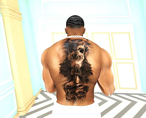 T.C.W- "DEATH" Back Tattoo