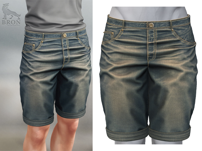 BRON - Roland Shorts - Dark Grunge 