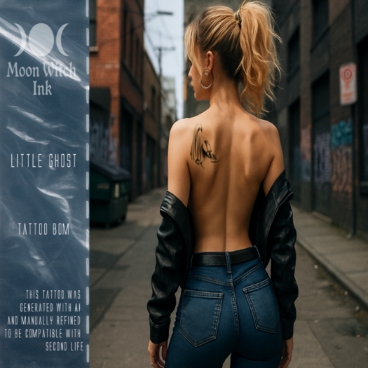 Moon Witch Ink Little ghost