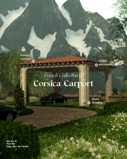 LAVIARA x BlankStudios - Corsica Car Port (Pergola)
