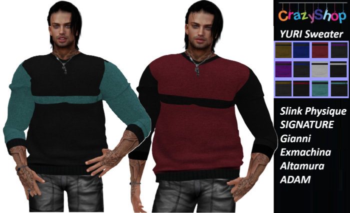 Crazy Yuri Sweater
