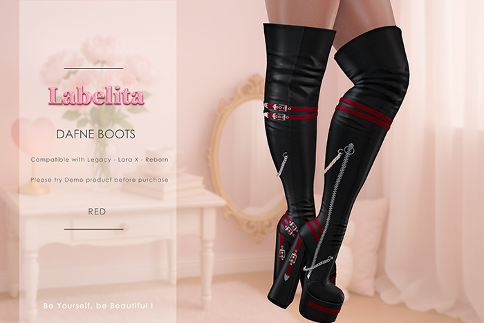[LABELITA] Dafne Boots Red