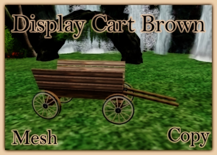 Display Cart Brown