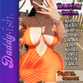 !Daddyish - BaeCay Dress *Pastel Orange*