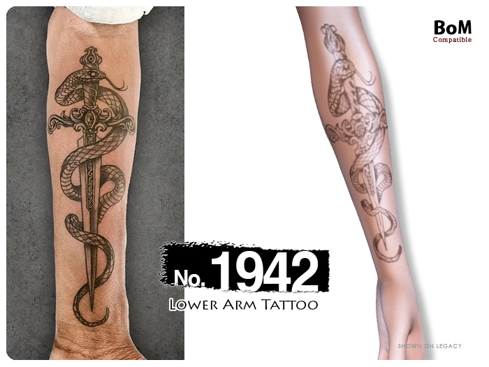 (Lower Tattoo) No.1942