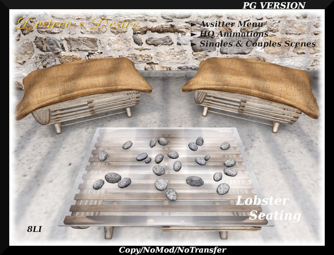   Lobster Seating - PG Version