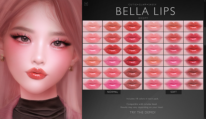 [BOOPY] Bella Lipstick (Fatpack)