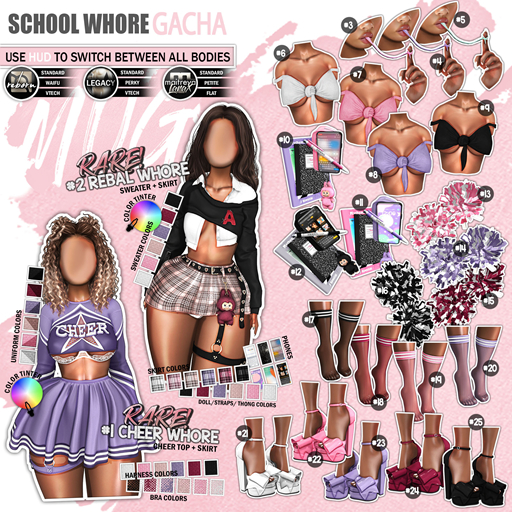 Mug - School Whore - #1 Cheer Whore RARE