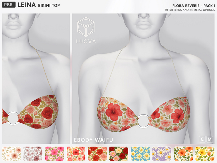 Luova // Leina // Top // Flora Reverie // eBody Waifu